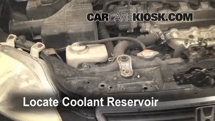 How to Add Coolant: Honda Civic (1996-2000) - 1997 Honda Civic LX 1.6L